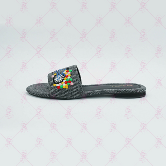 Cycle Embroidered Flat