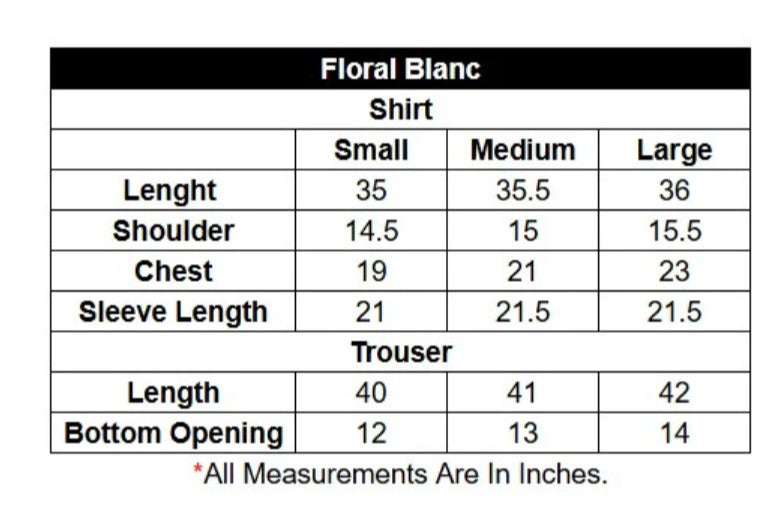 Floral Blanc