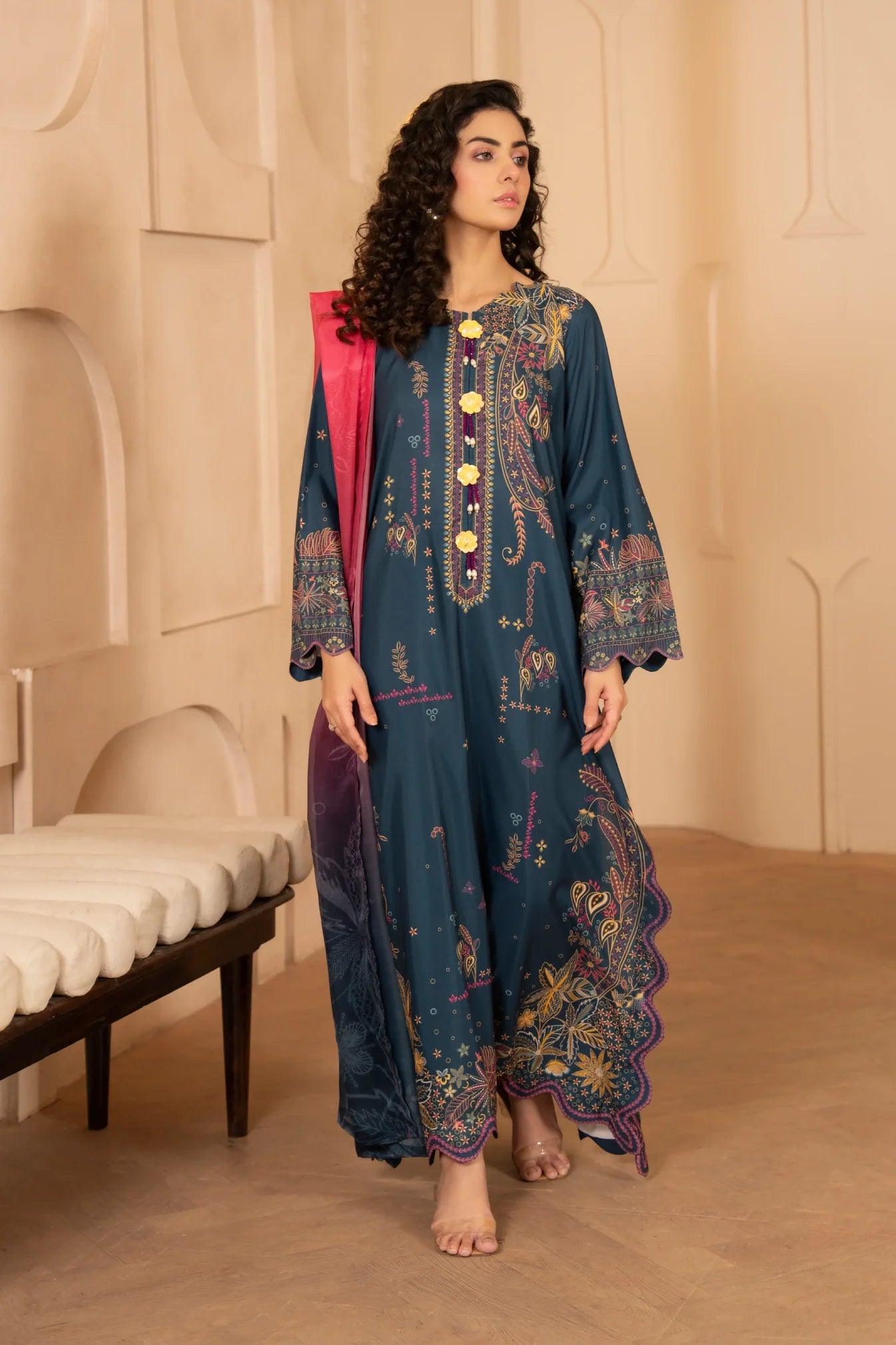 Sapphire Garden Dupatta