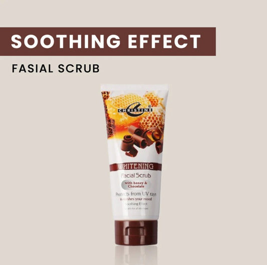 Scrub with honey and choclate
