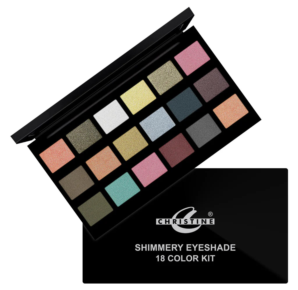 Shimmer Eye Shadow Palette-18 Colors
