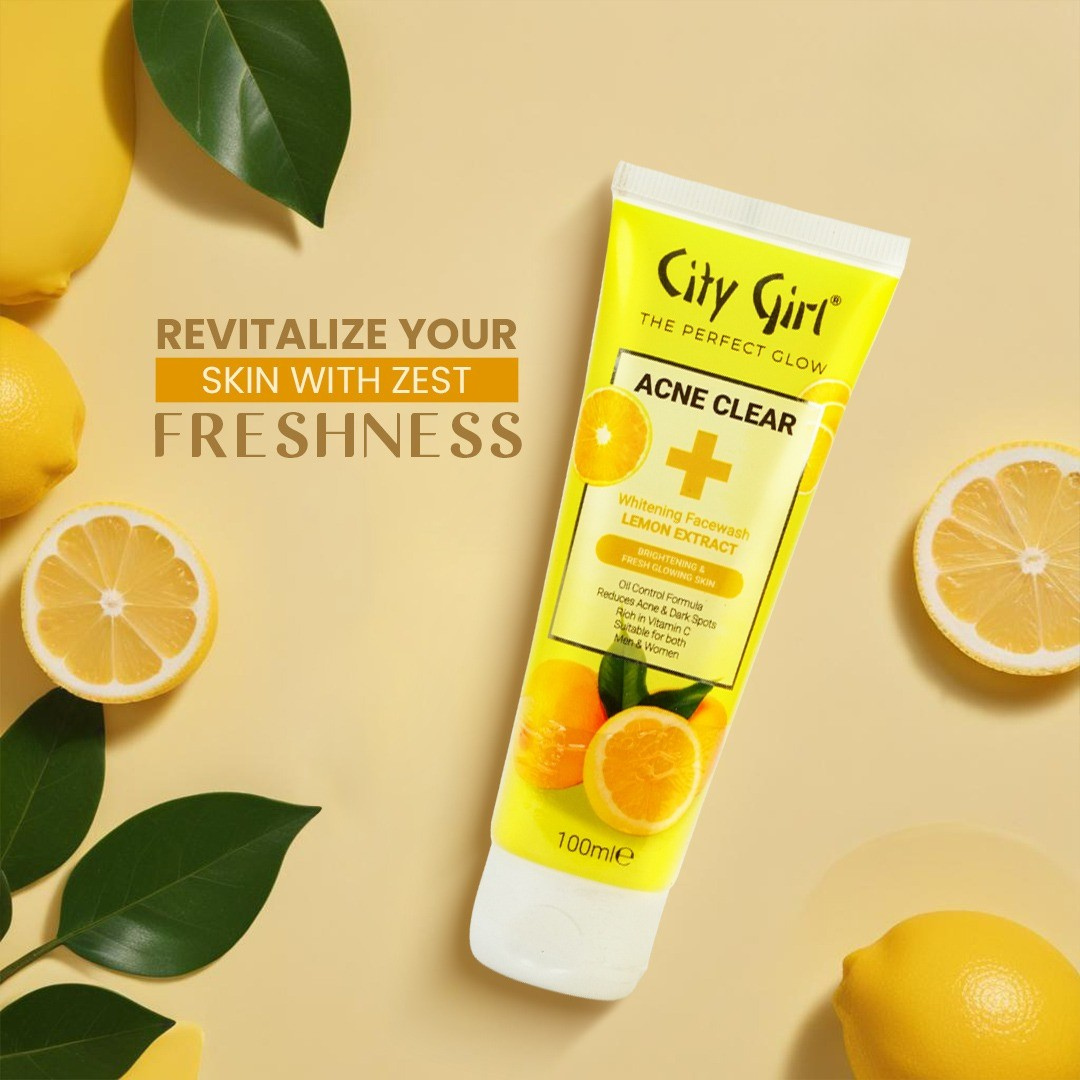 Acne Clear Face Wash Lemon Extract