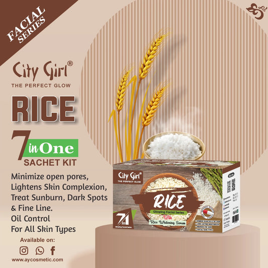 Rice Facial Sachet kit