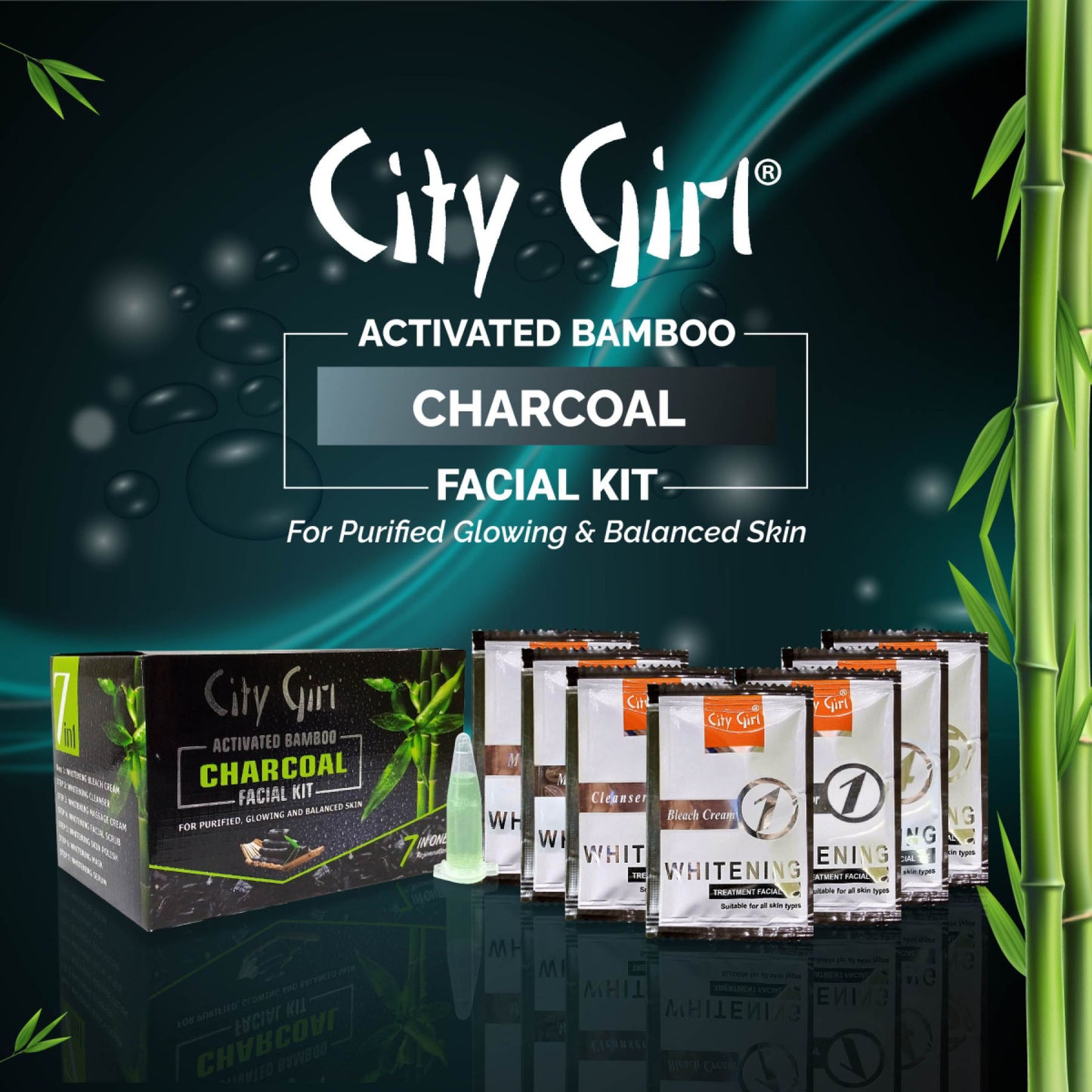 Charcoal Facial Sachet Kit