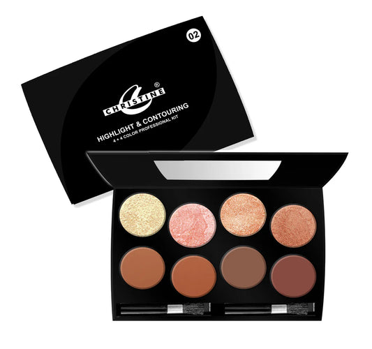 Professional Contour and Highlight Palette- Color 4+4