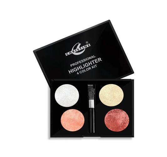 4-in-1 Professional Highlighter Palette