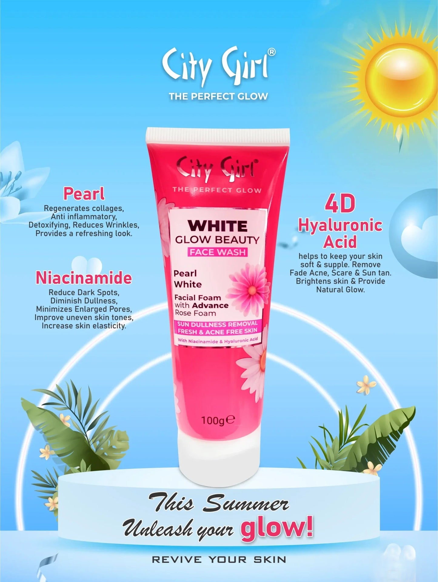 Pearl White Face Wash