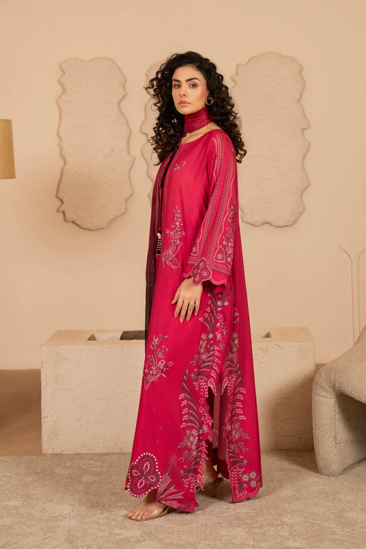 Crimson Bloom Trouser